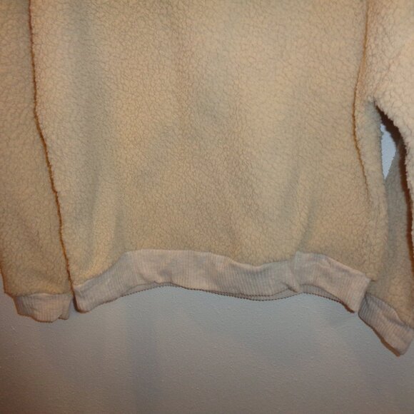 a.n.a. Women's Faux Fur Cream Long Sleeve Polyester Sweater Size Medium NWT - Picture 9 of 10